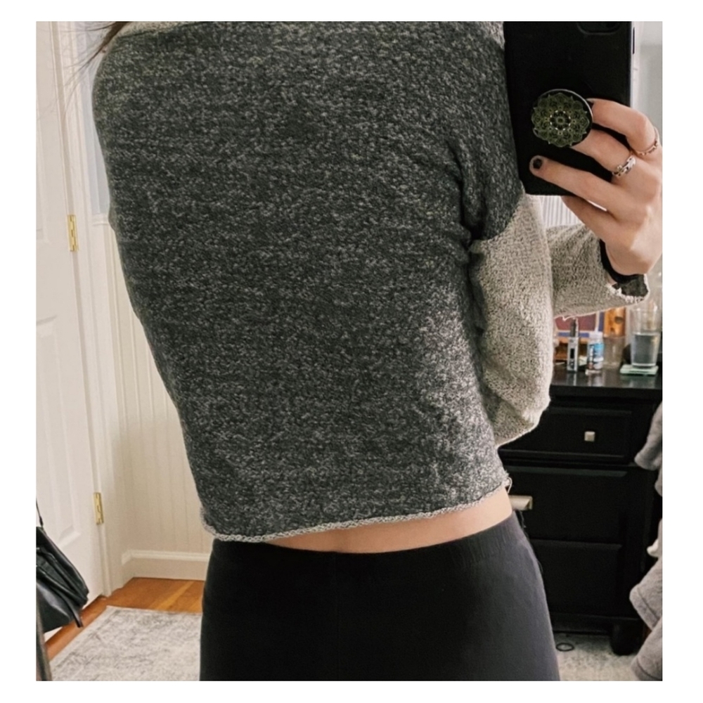 Boho Elephant Raw Seam Pullover - image 4